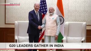 【毎日1分！時事英語 from NHK World】   G20 leaders gather in India without Putin, Xi  プーチン大統領、習主席抜きでG20首脳がインドに集結