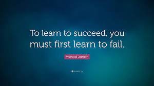 【毎日1分！英語の名言】成功することを学ぶには、まず失敗することを学ばねばならない。To learn to （　　　　）, you must first learn to （　　　）.～Michael Jordan マイケル・ジョーダン