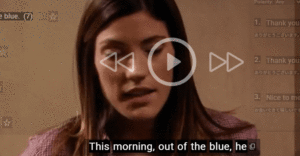 【毎日1分!映画で学ぶ英会話】out of the blue「突然、予想外に」 1770015089646